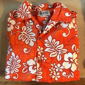 Hawaiian Button Down Shirt - Unisex 100% Cotton, Medium, Never worn before!